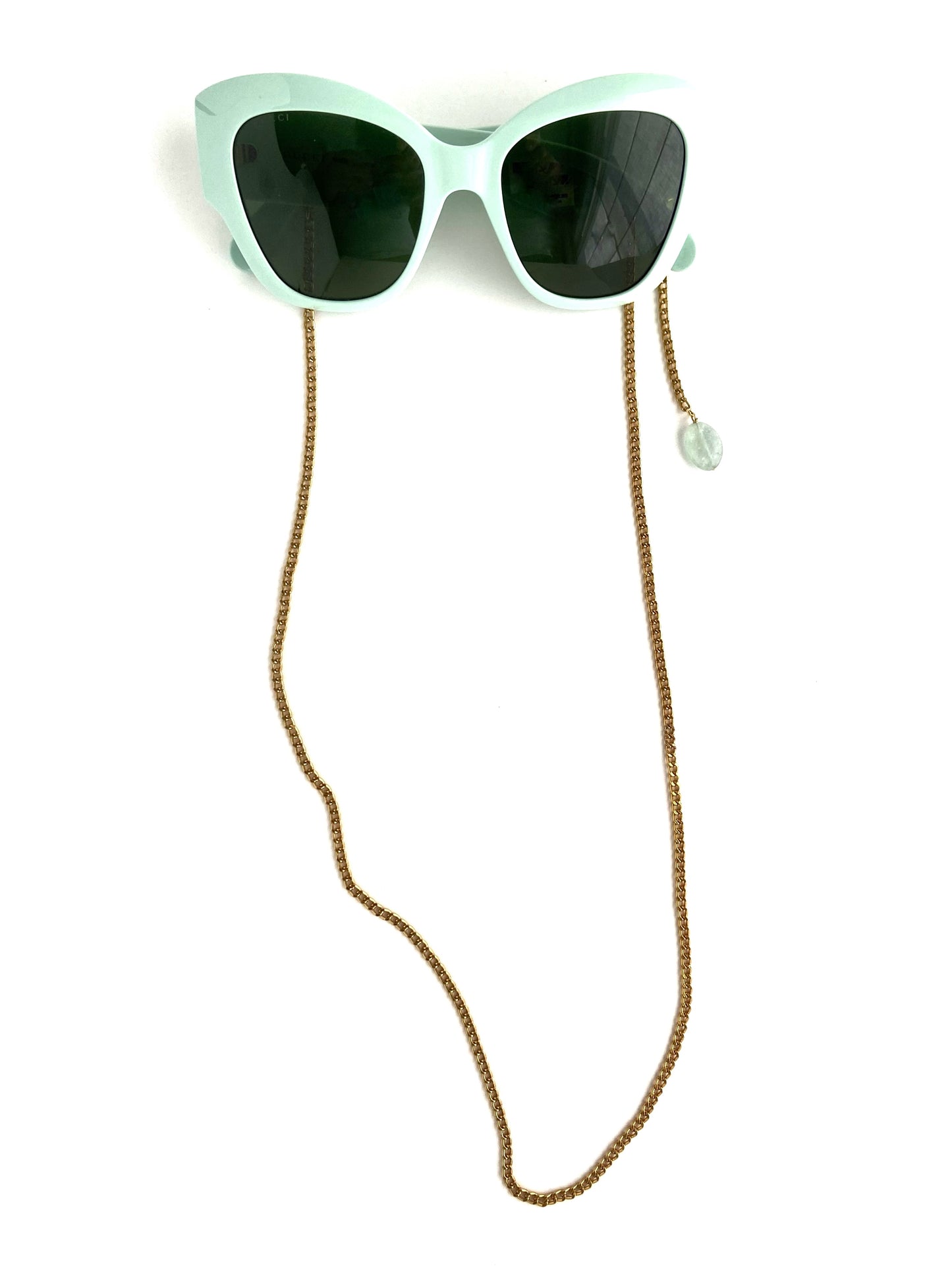 Corrente de Óculos Drop - Aquamarine