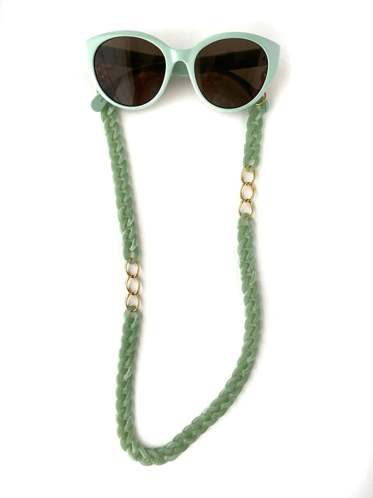Corrente de Óculos Slim Metal - Verde